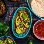 Vegetariska tacos med quorn